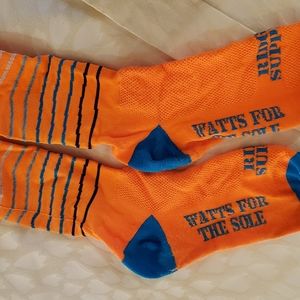 Compression cycling socks